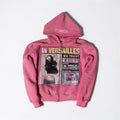 Versailles Zip Up Hoddie (Pink/Black)